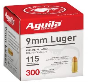 AGUILA 9MM FMJ 115GR BULK 300 - Win Repeating Arms Promotion